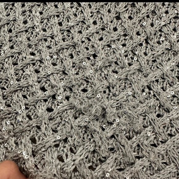 Grey Bebe knit top with sequins - Picture 7 of 8